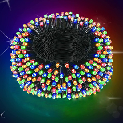 QUACE 40 LEDs 11 m Multicolor Steady String Rice Lights(Pack of 1)