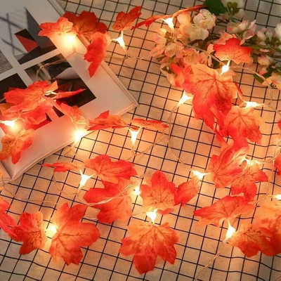 TurboTraders 14 LEDs 3 m Yellow Steady Leaf Rice Lights(Pack of 1)