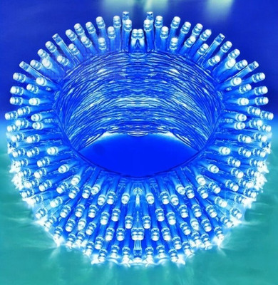 spark world 40 LEDs 11 m Blue Steady Bulb Rice Lights(Pack of 1)