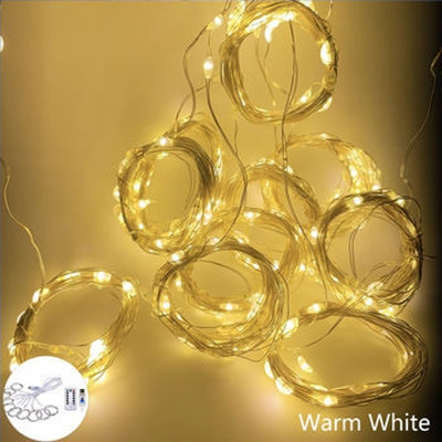 KAVYARA 300 LEDs 3 m Yellow Flickering String Rice Lights(Pack of 1)