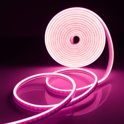 WBD 600 LEDs 5 m Pink Steady Strip Rice Lights(Pack of 1)