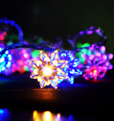 Infiprises 36 LEDs 8 m Multicolor Steady String Rice Lights(Pack of 1)