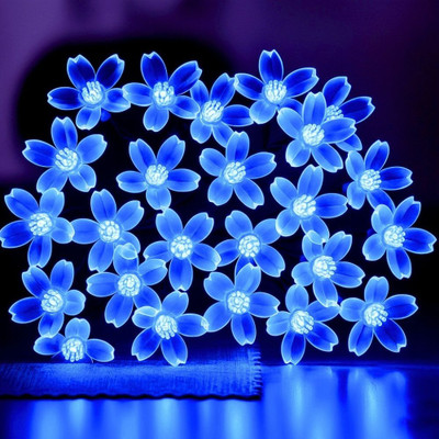 TurboTraders 36 LEDs 12 m Blue Steady Flower Rice Lights(Pack of 1)