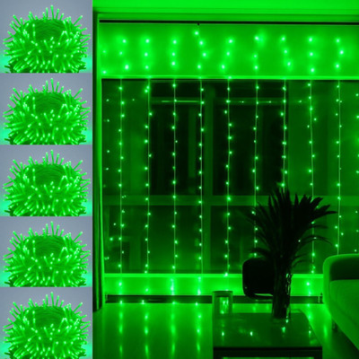 NISCO 20 LEDs 5 m Green Steady String Rice Lights(Pack of 5)