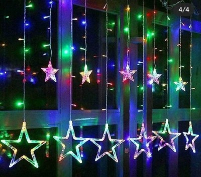 HK CREATIONS 138 LEDs 2.5 m Multicolor Flickering String Rice Lights(Pack of 1)