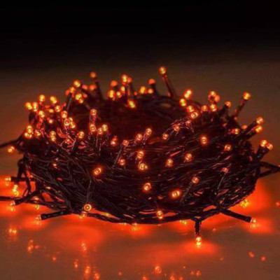 REIRSON 36 LEDs 10 m Red Steady Bulb Rice Lights(Pack of 1)