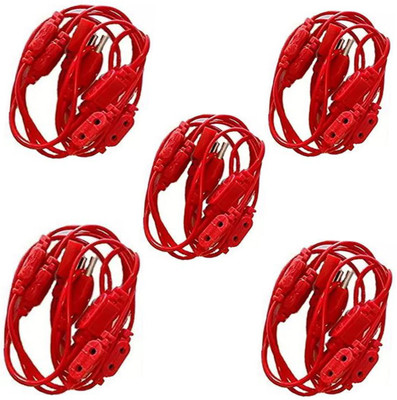 Rbcraft 10 LEDs 2.03 m Multicolor Steady String Rice Lights(Pack of 5)