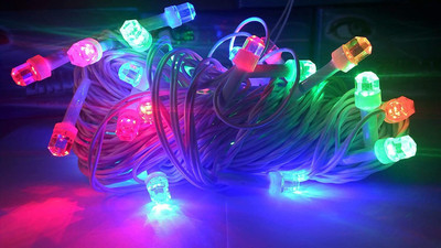 Home Delight 30 LEDs 12.19 m Multicolor Color Changing String Rice Lights(Pack of 1)