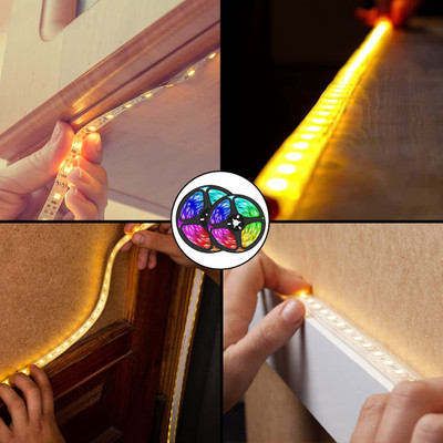 TRUDO 160 LEDs 4 m Multicolor Color Changing, Flickering, Steady Strip Rice Lights(Pack of 2)