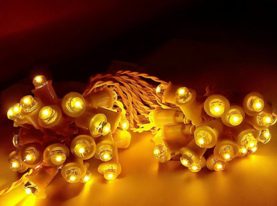 Shiv Shankar Sells 50 LEDs 10 m Yellow Steady Bulb Rice Lights(Pack of 1)