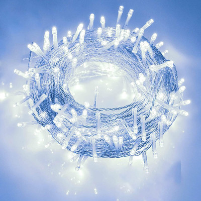 LEDDIT 40 LEDs 10 m White Steady String Rice Lights(Pack of 1)