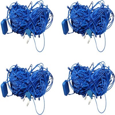 Tryka 60 LEDs 18 m Blue Steady String Rice Lights(Pack of 4)