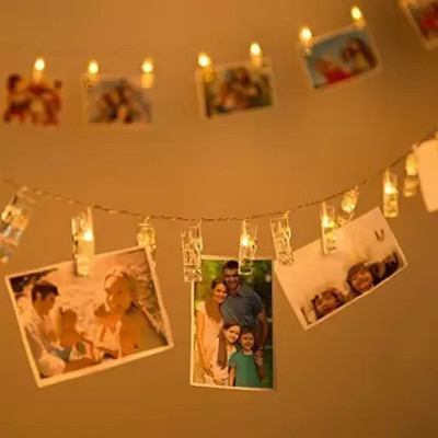 NIR JAY 16 LEDs 3.5 m Yellow Steady String Rice Lights(Pack of 1)