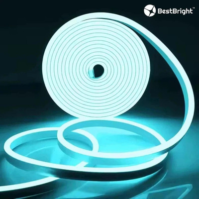 BestBright 600 LEDs 5 m Blue, White Steady Strip Rice Lights(Pack of 1)