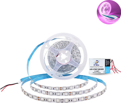 D'Mak 1 LEDs 5 m Pink Flickering Bulb Rice Lights(Pack of 1)