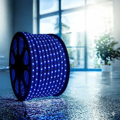 ATULUX 500 LEDs 10 m Blue Steady Strip Rice Lights(Pack of 1)