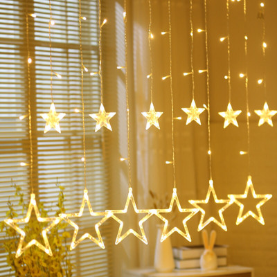 Radha Engineering Company 130 LEDs 8 m Yellow Flickering, Steady Star Rice Lights(Pack of 1)