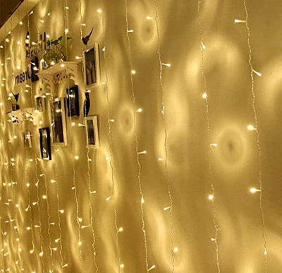 Nelson 46 LEDs 12 m Gold Steady Bulb Rice Lights(Pack of 3)
