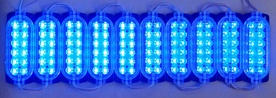 AP Source 10 LEDs 1 m Blue Color Changing, Steady, Flickering Bulb Rice Lights(Pack of 10)