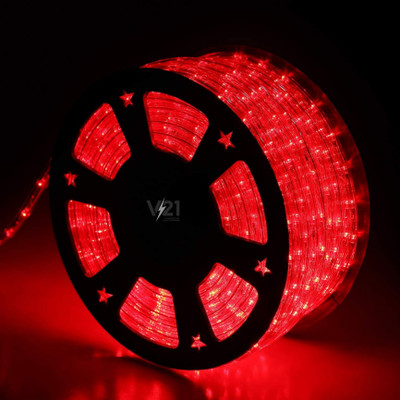 V21 1200 LEDs 10 m Red Steady Strip Rice Lights(Pack of 1)