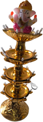 Shailaja Enterprises 28 LEDs 1 m Gold Flickering Bulb Rice Lights(Pack of 1)