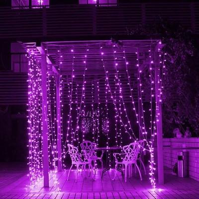 ATULUX 14 LEDs 9 m Purple Steady String Rice Lights(Pack of 1)