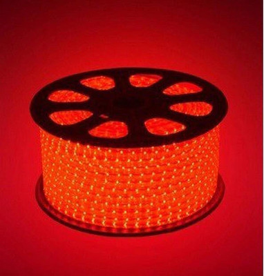 Hybrix 400 LEDs 5 m Red Steady Strip Rice Lights(Pack of 1)