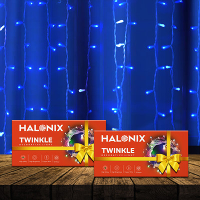 HALONIX 46 LEDs 10 m Blue Steady String Rice Lights(Pack of 2)