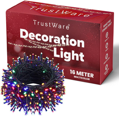 Trust Ware 115 LEDs 16 m Multicolor Flickering Bulb Rice Lights(Pack of 1)