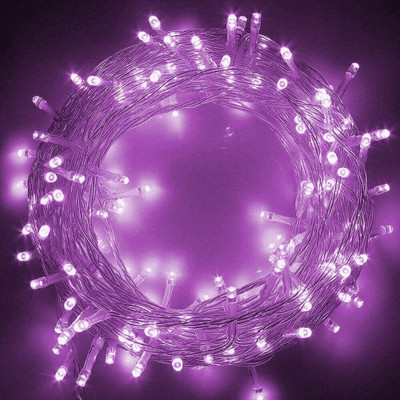 Home Delight 54 LEDs 11.99 m Pink Steady String Rice Lights(Pack of 1)