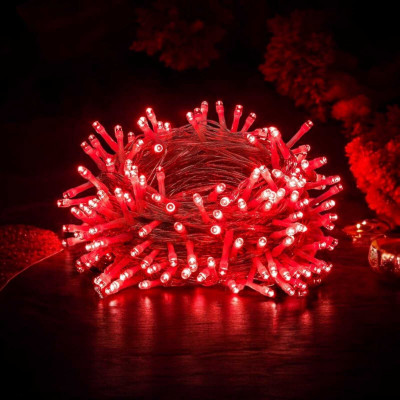 CANDLE 40 LEDs 11 m Red Steady String Rice Lights(Pack of 1)