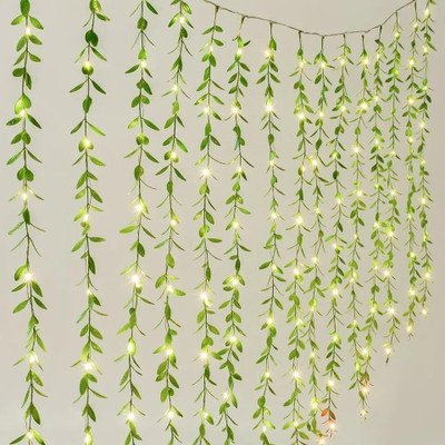 The Purple Tree 200 LEDs 3 m White Steady String Rice Lights(Pack of 1)