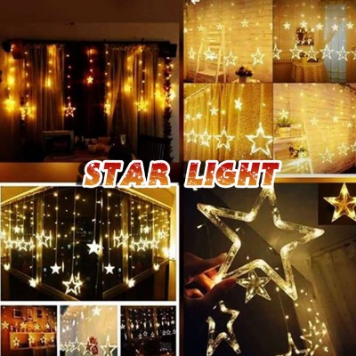 yoroto 138 LEDs 2.5 m Multicolor Flickering Star Rice Lights(Pack of 1)