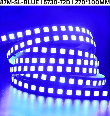 TECHGEAR 7220 LEDs 88 m Blue Steady Bulb Rice Lights(Pack of 1)
