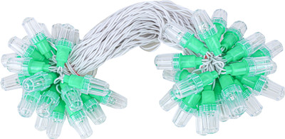 CEELIGHT 50 LEDs 13 m Green Steady String Rice Lights(Pack of 1)