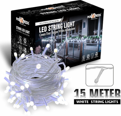 Pick Ur Needs 40 LEDs 15 m White Steady String Rice Lights(Pack of 1)