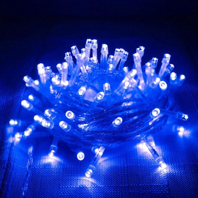 TechPride 40 LEDs 11 m Blue Steady String Rice Lights(Pack of 3)