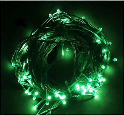 Local Charm 84 LEDs 12.5 m Green Steady String Rice Lights(Pack of 3)