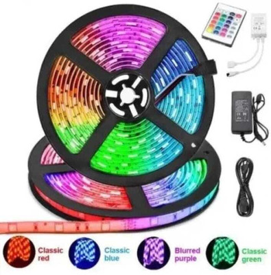 Trendy Styler 115 LEDs 3 m Multicolor Color Changing, Flickering, Steady Strip Rice Lights(Pack of 1)
