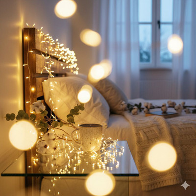 Illumaire 34 LEDs 10 m Multicolor Steady String Rice Lights(Pack of 5)