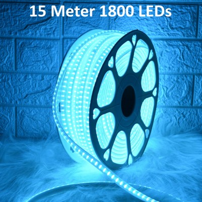 Trendx 1800 LEDs 15 m Blue Steady Strip Rice Lights(Pack of 1)