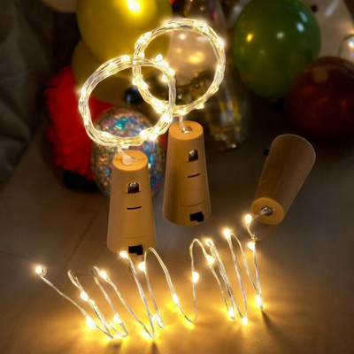 NISCO 20 LEDs 2.1 m Gold Steady Bulb Rice Lights(Pack of 1)