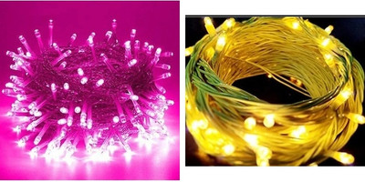 NEERUSSTORE 36 LEDs 12 m Multicolor Steady Ball Rice Lights(Pack of 2)