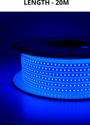 spark world 1200 LEDs 20 m Blue Steady Strip Rice Lights(Pack of 1)