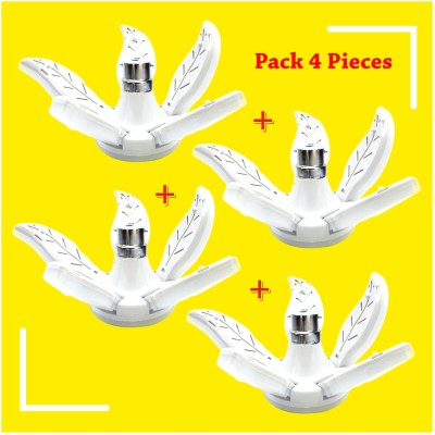 Pick Ur Needs 55 W Decorative B22 Eye Safety Compliance LED Bulb(White, Pack of 4)