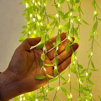 wtc 200 LEDs 3 m Yellow Flickering, Steady Leaf Rice Lights(Pack of 1)