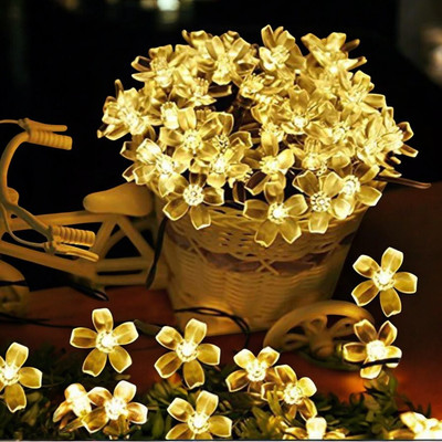 spark world 16 LEDs 3 m Yellow Steady Flower Rice Lights(Pack of 1)