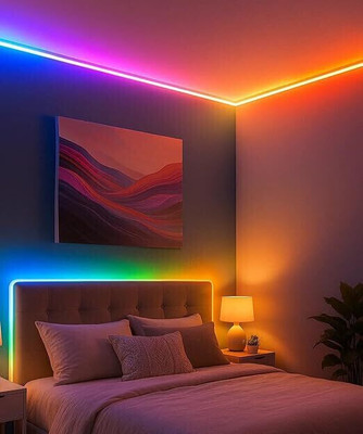 Newness 600 LEDs 5 m Multicolor Steady Strip Rice Lights(Pack of 1)