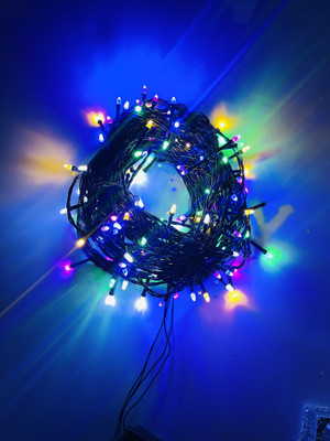 SasL 126 LEDs 15.24 m Multicolor Color Changing String Rice Lights(Pack of 1)