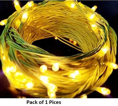 NEERUSSTORE 36 LEDs 12 m Yellow Steady Ball Rice Lights(Pack of 1)